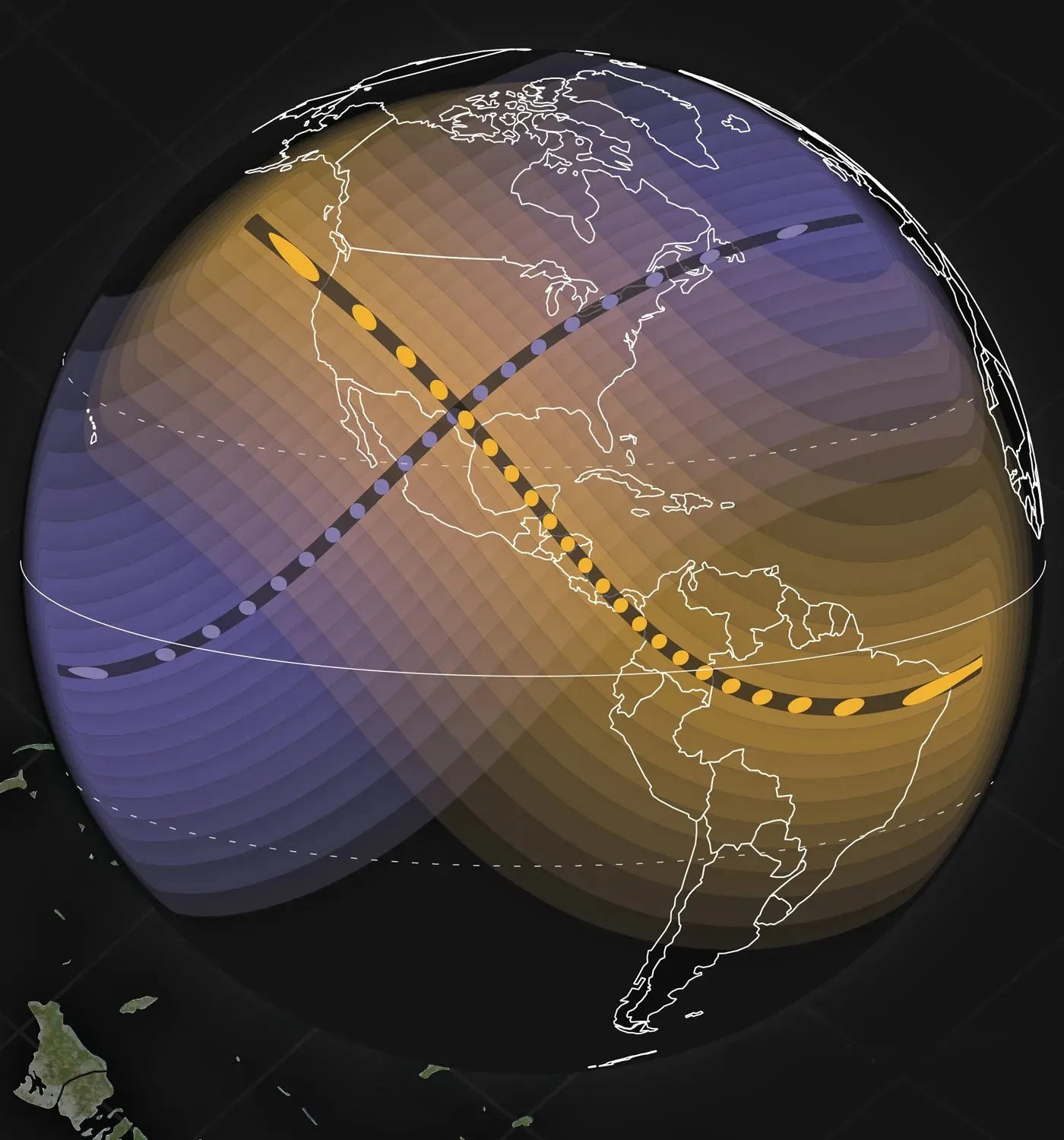 NASA Solar Eclipse Totality Path